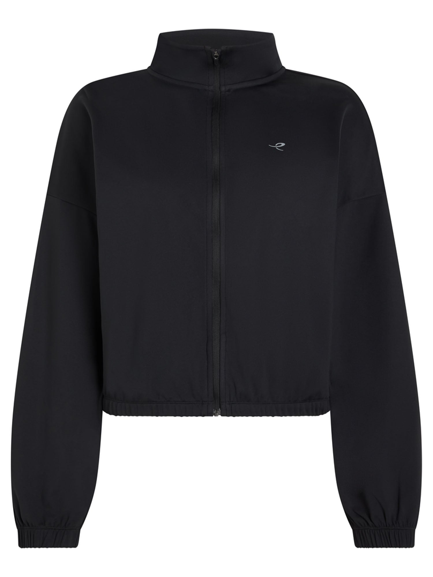 Felpa donna nera Energetics Gwena sportiva elegante